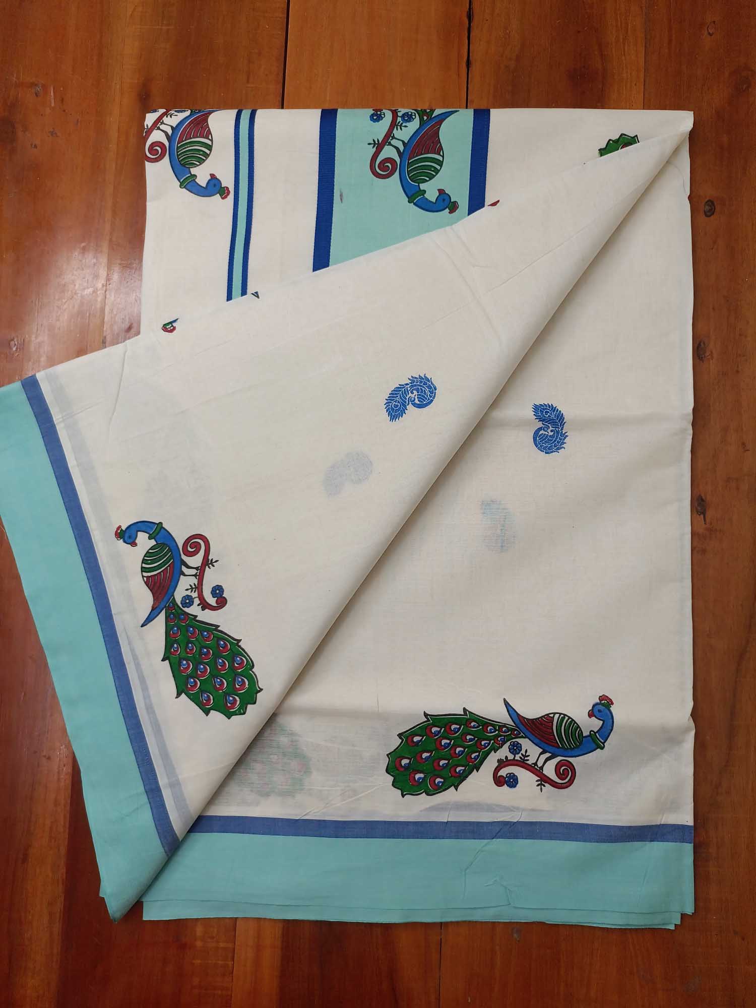 Balaramapuram Printed Kerala Saree for Women