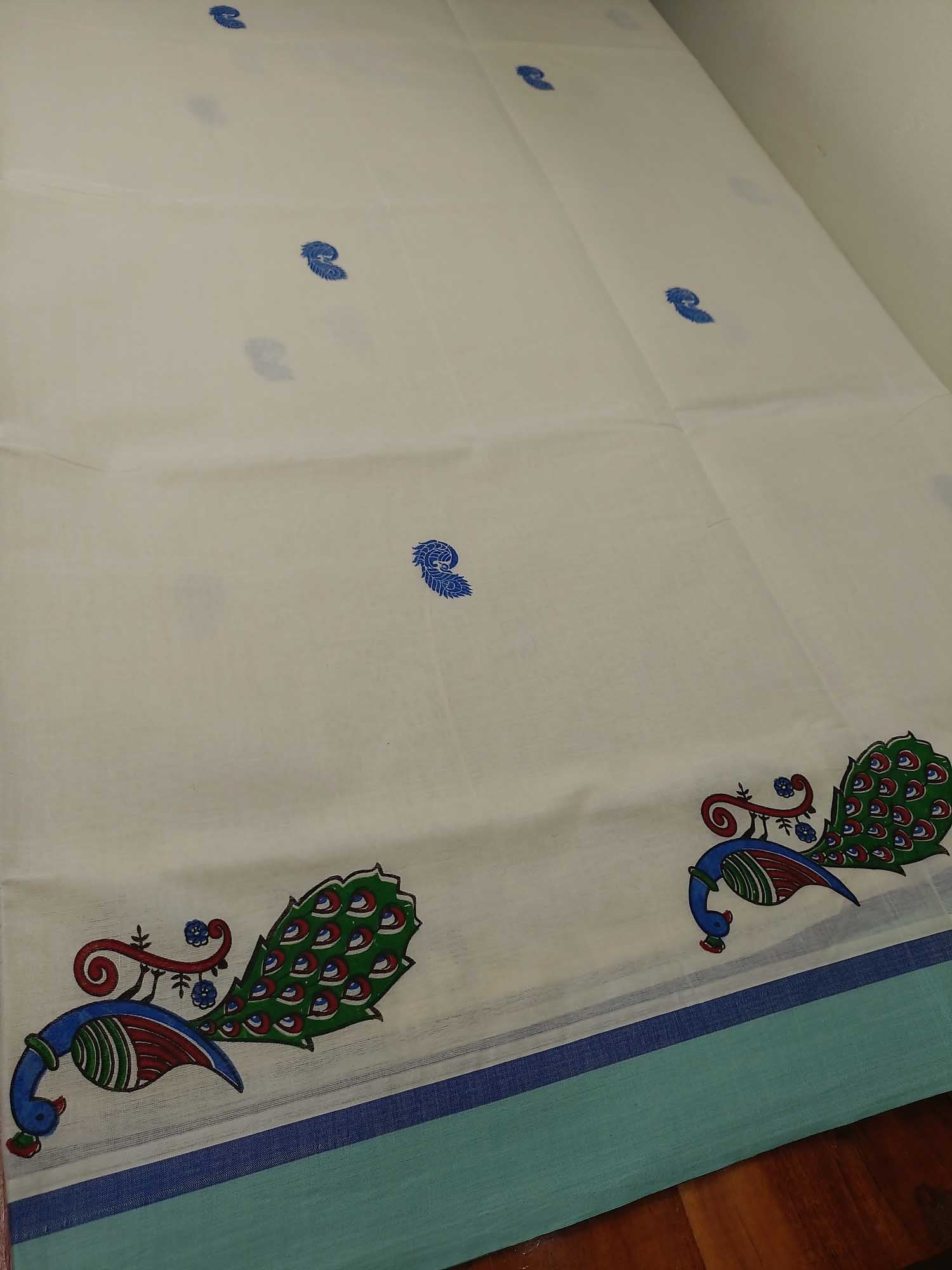 Balaramapuram Printed Kerala Saree for Women