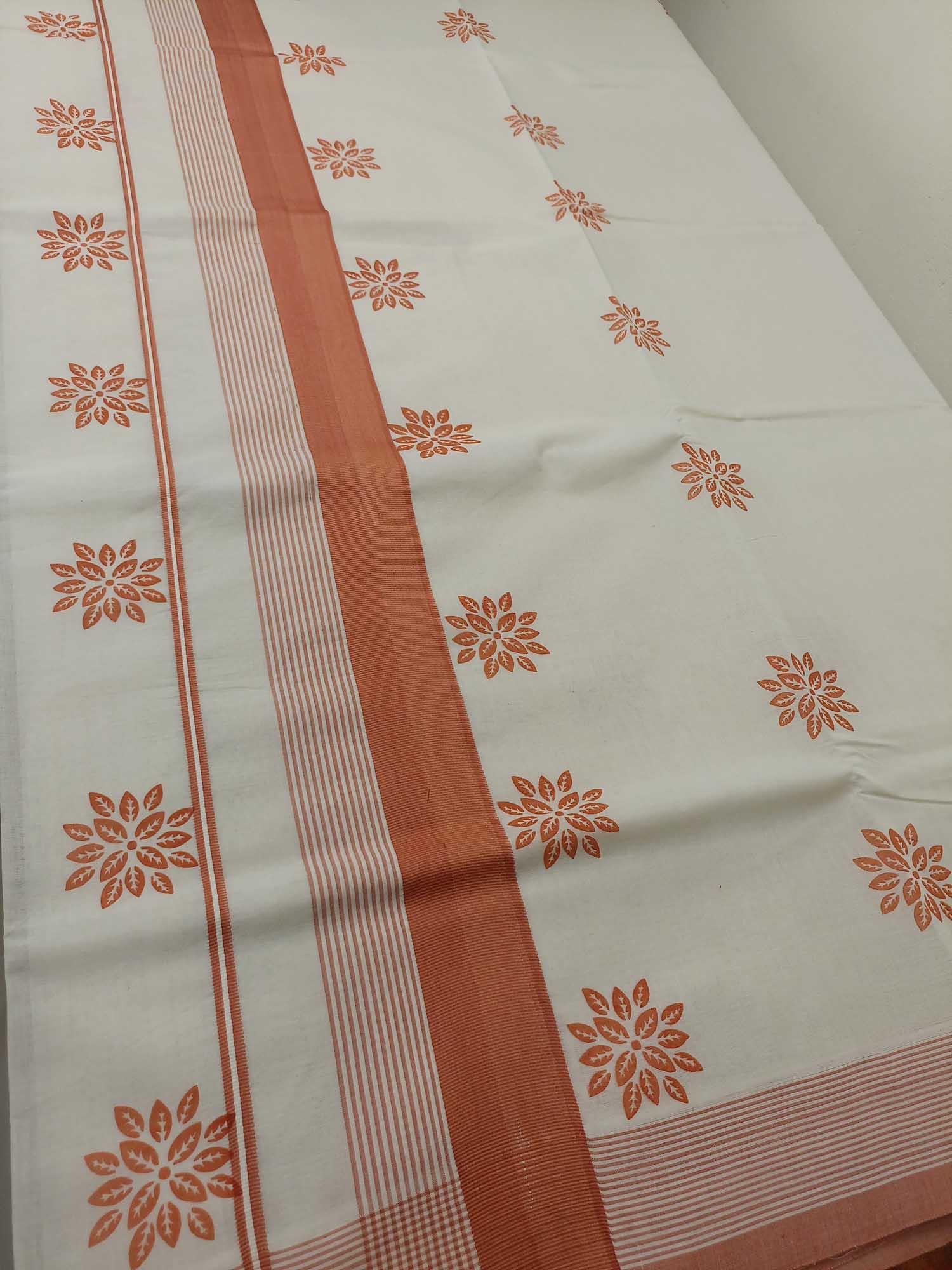 Balaramapuram Printed Kerala Saree for Women