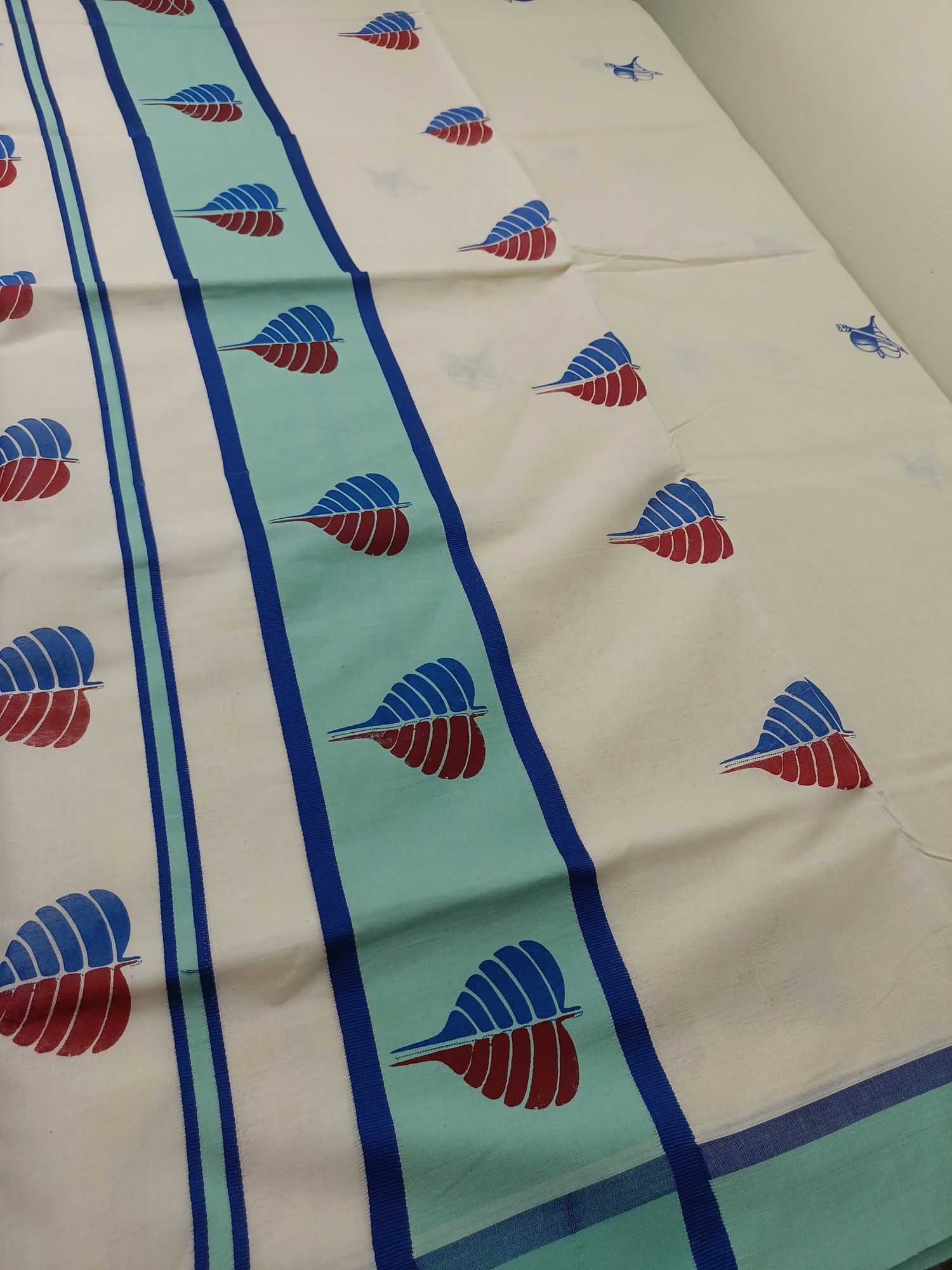 Balaramapuram Printed Kerala Saree for Women