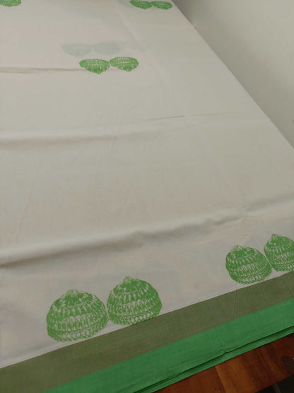 Balaramapuram Printed Kerala Saree for Women