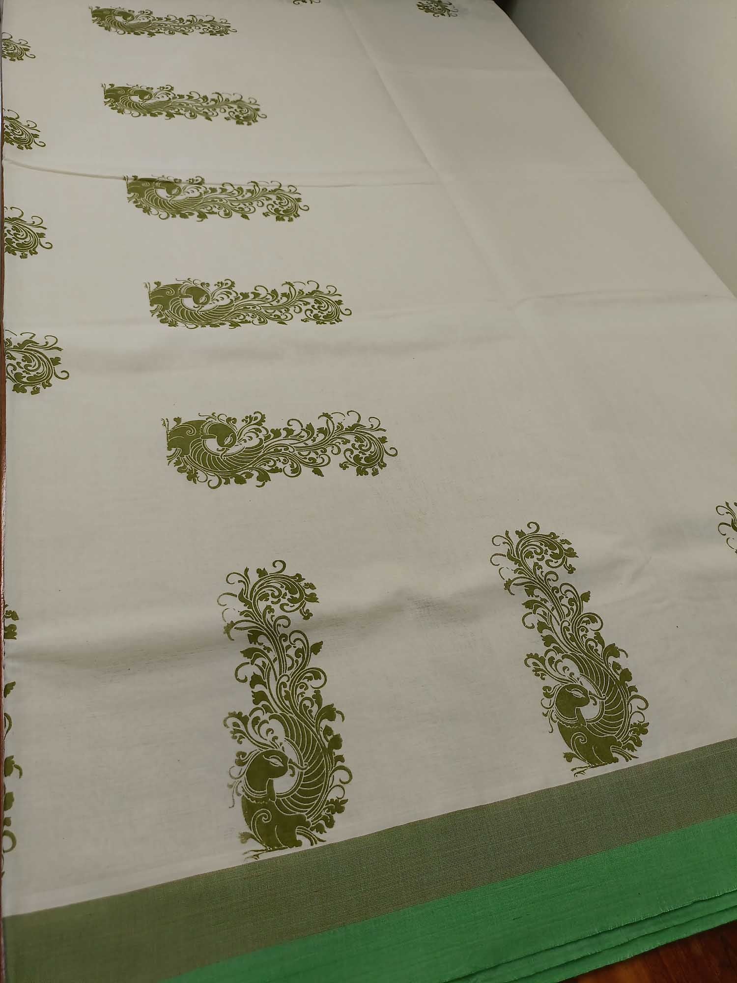 Balaramapuram Printed Kerala Saree for Women