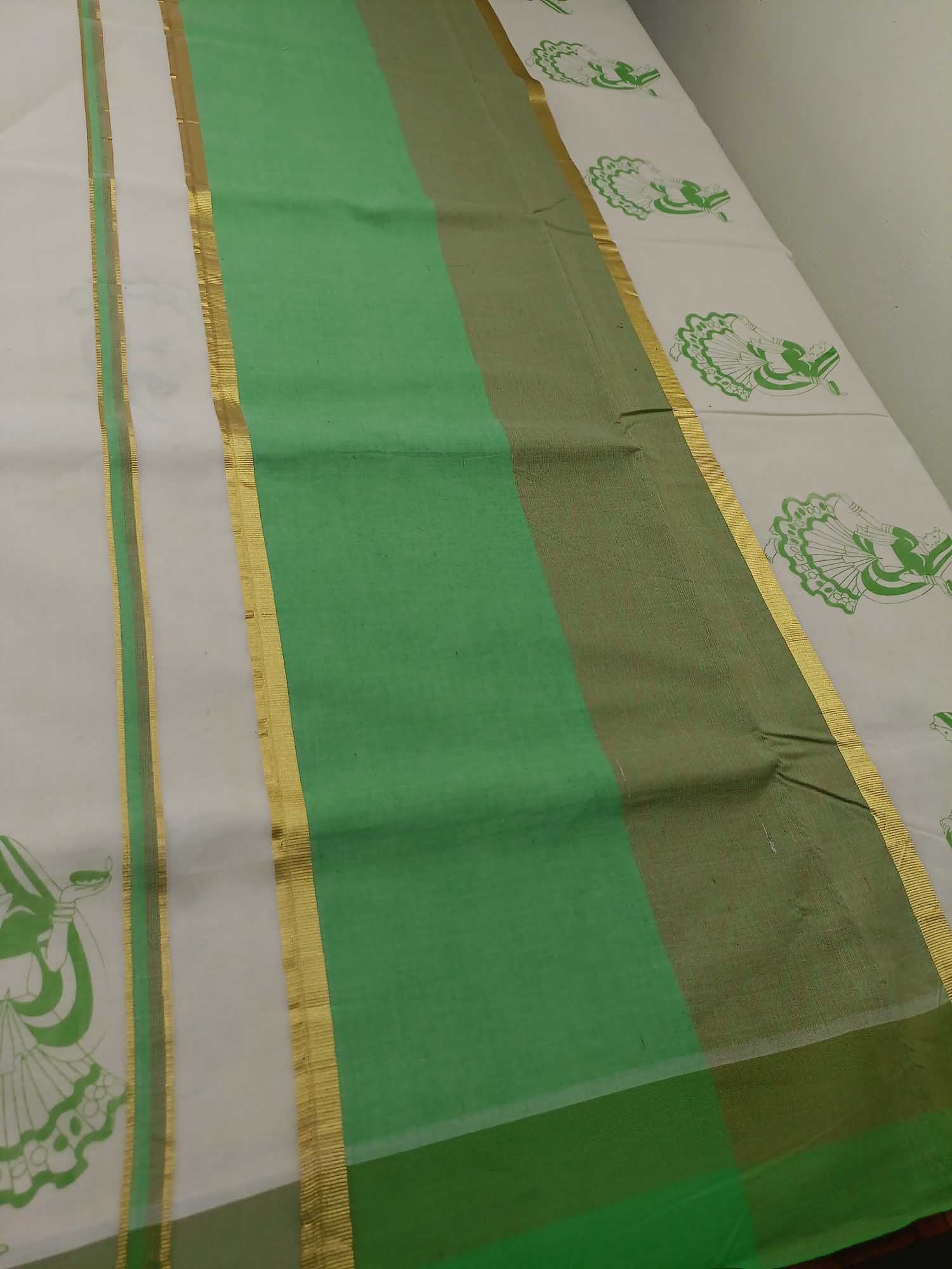 Balaramapuram Printed Kerala Saree for Women