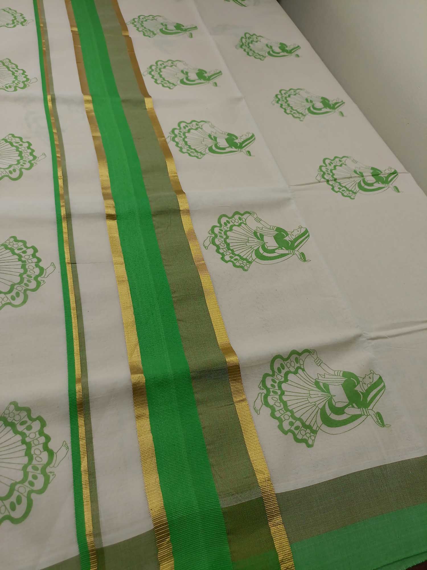 Balaramapuram Printed Kerala Saree for Women