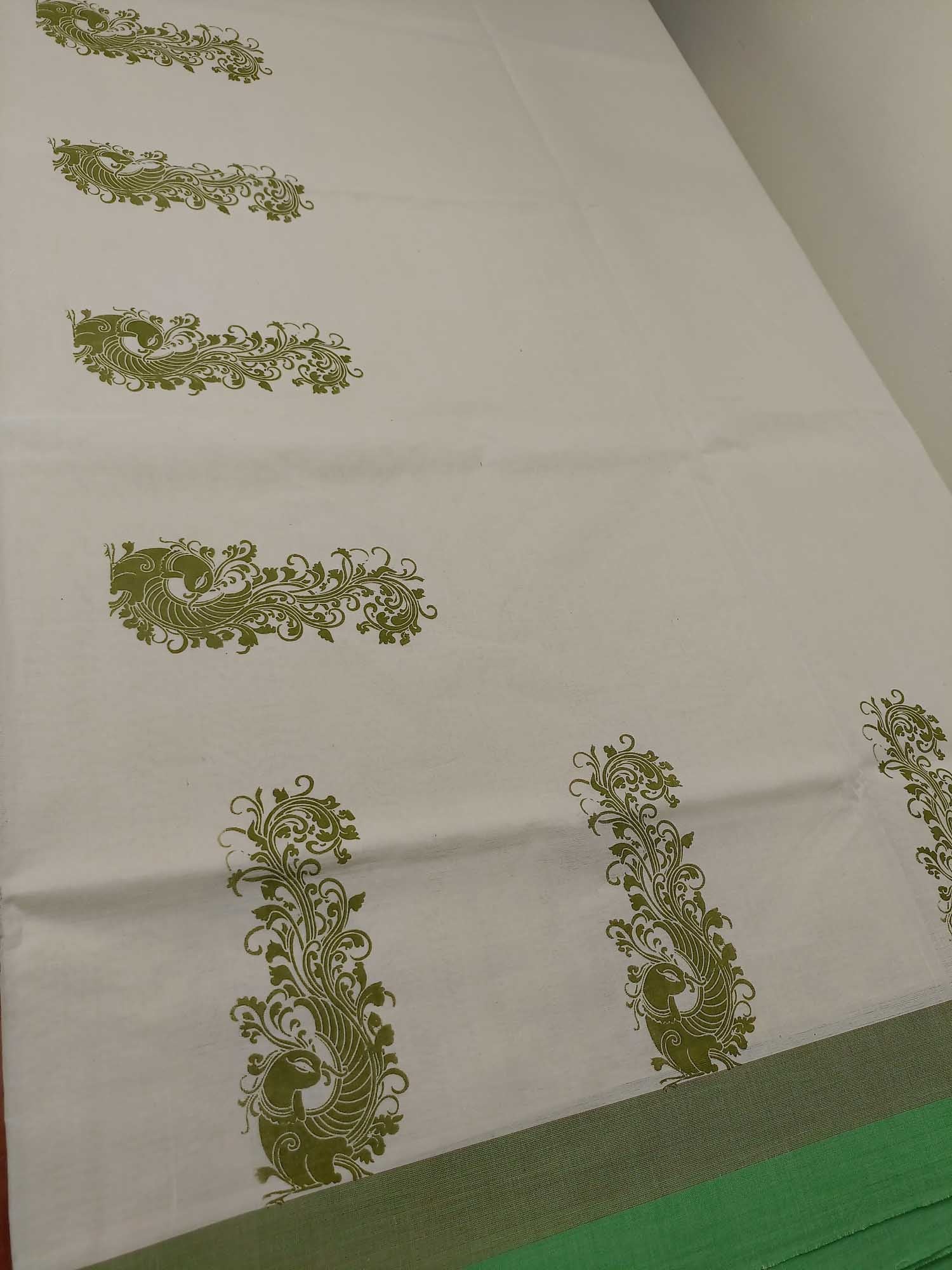 Balaramapuram Printed Kerala Saree for Women