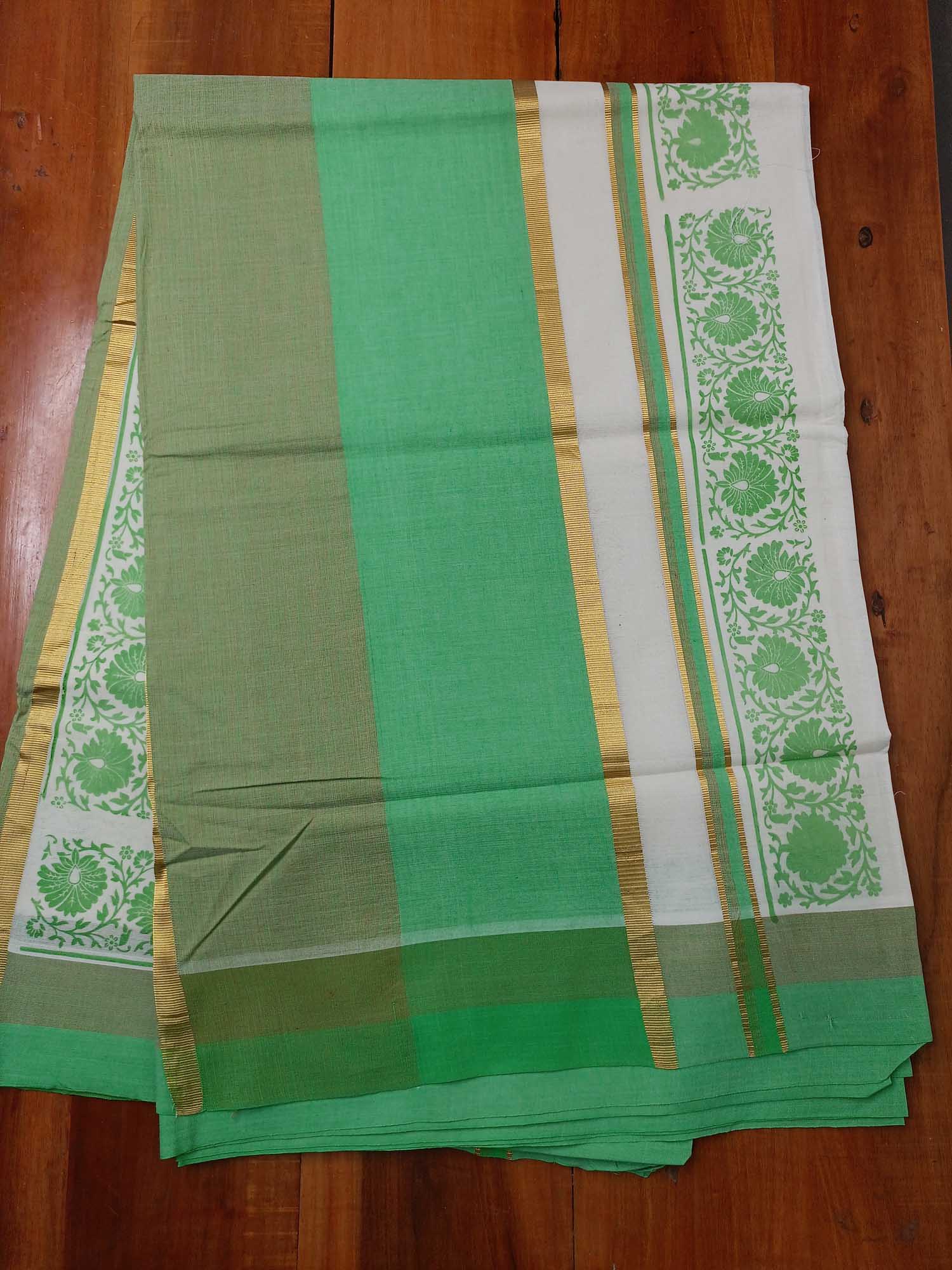Balaramapuram Printed Kerala Saree for Women