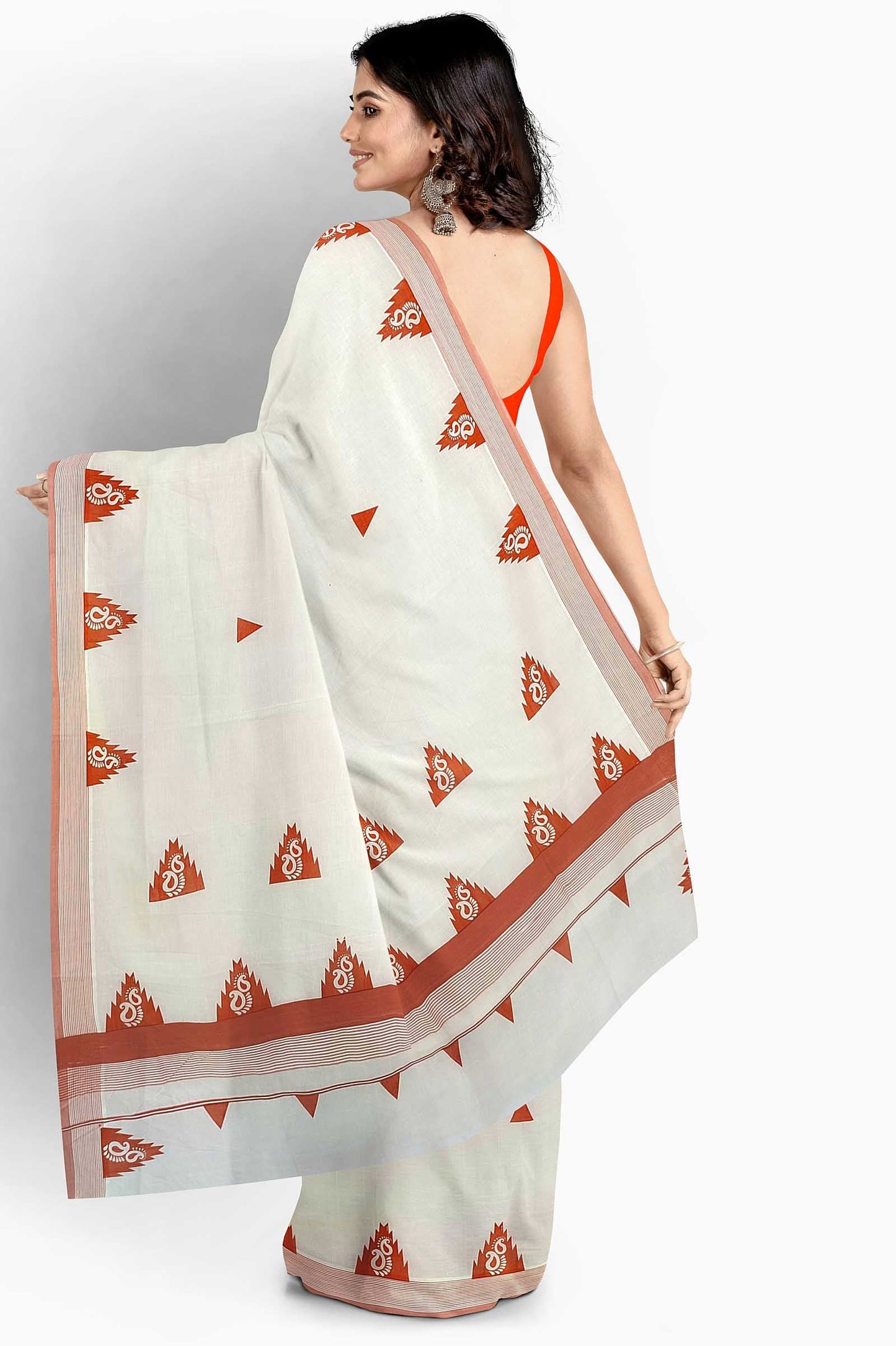 Balaramapuram Printed Kerala Saree for Women