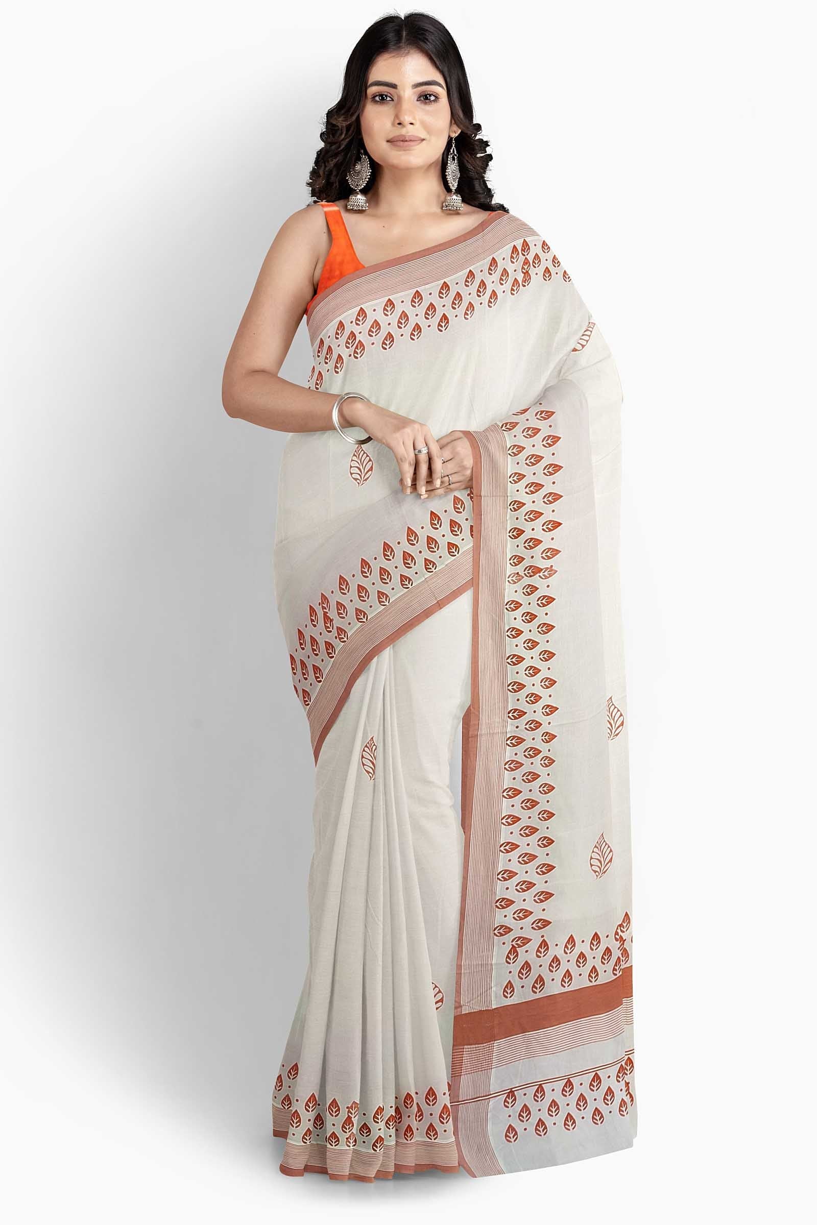 Balaramapuram Printed Kerala Saree for Women