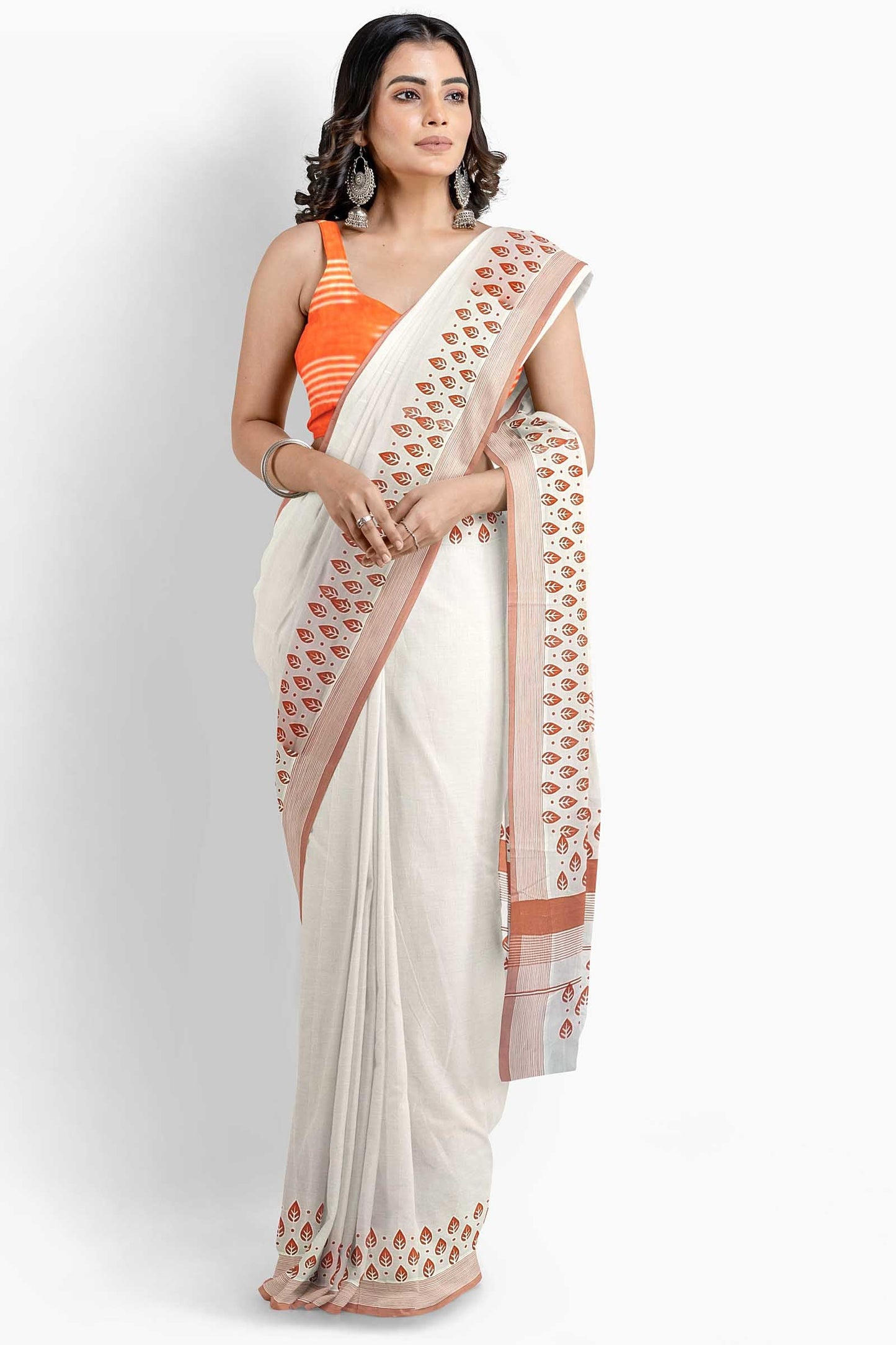 Balaramapuram Printed Kerala Saree for Women