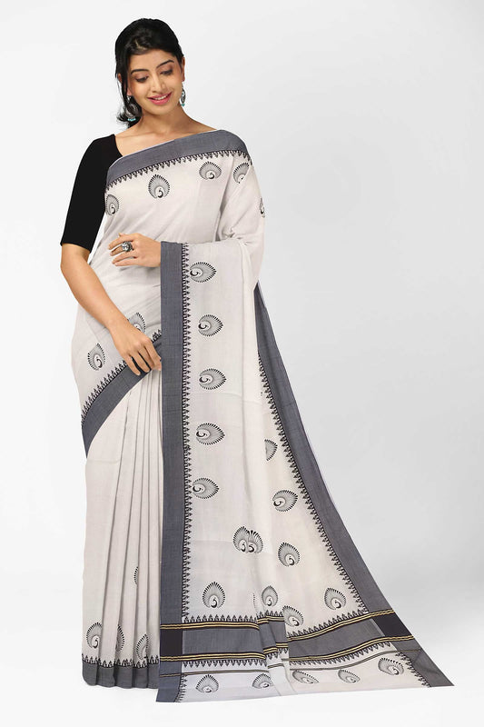 Balaramapuram Printed Kerala Saree for Women