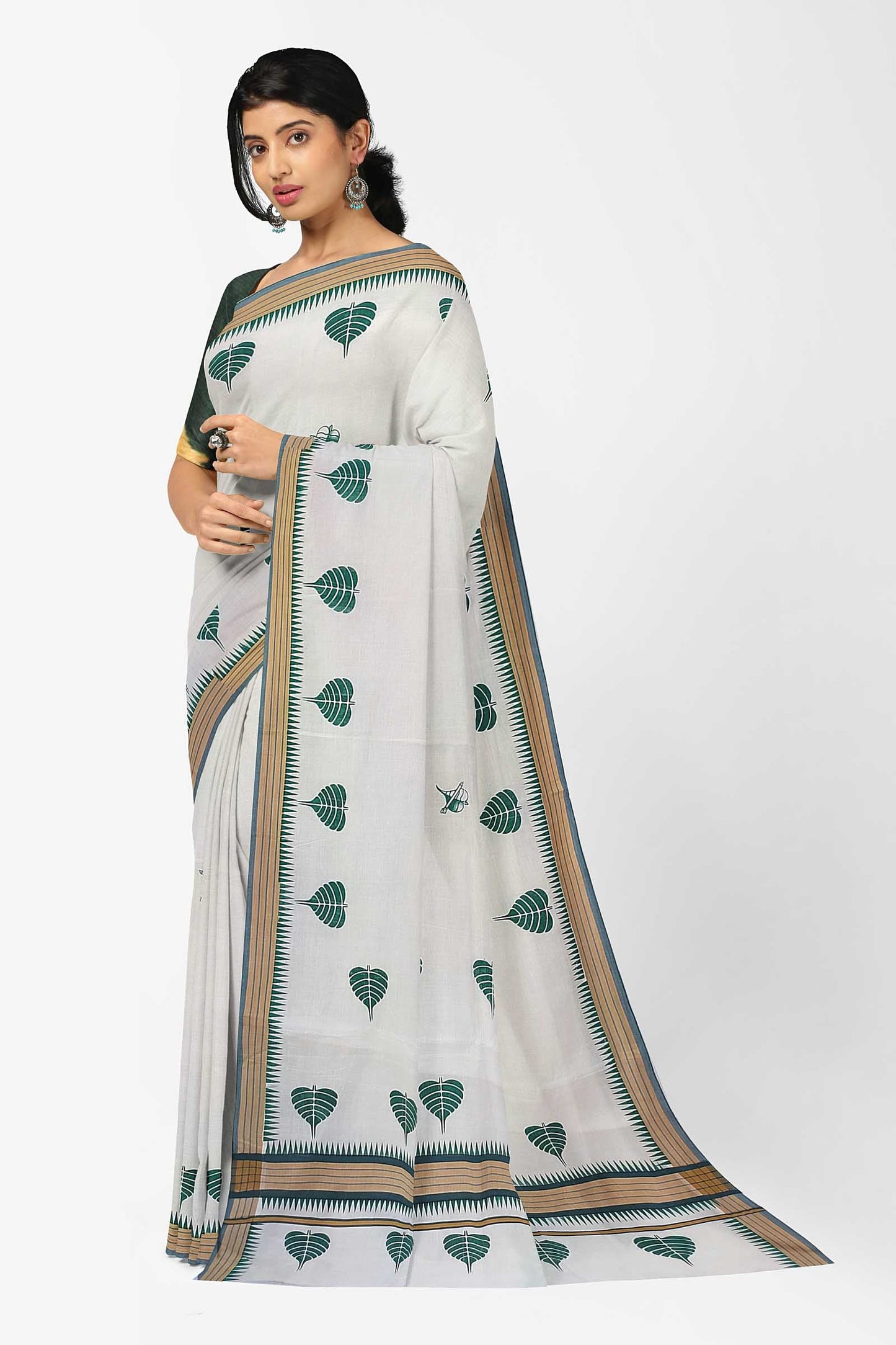 Balaramapuram Printed Kerala Saree for Women