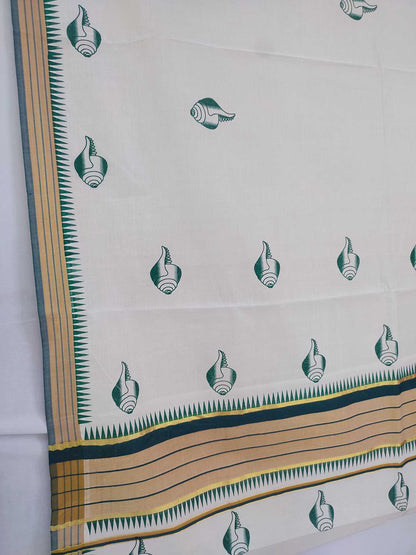 Balaramapuram Printed Kerala Saree for Women