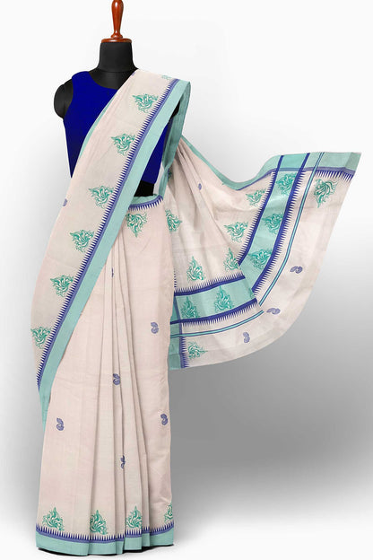 Balaramapuram Printed Kerala Saree for Women