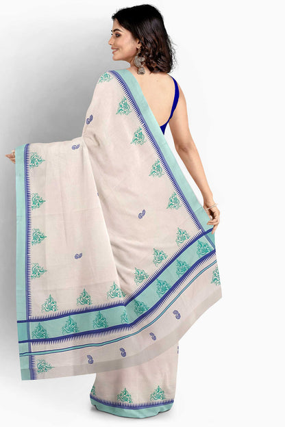 Balaramapuram Printed Kerala Saree for Women