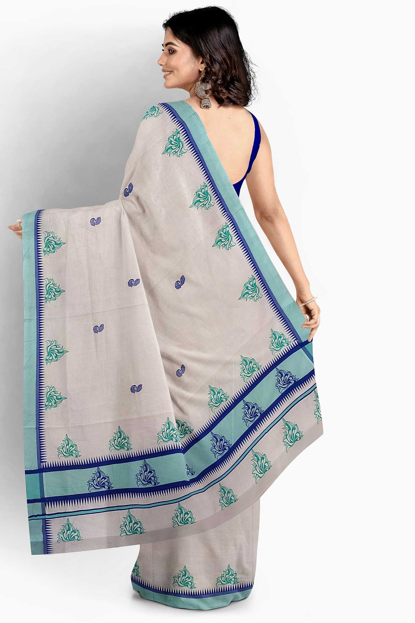 Balaramapuram Printed Kerala Saree for Women