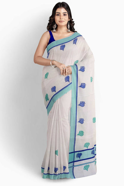 Balaramapuram Printed Kerala Saree for Women