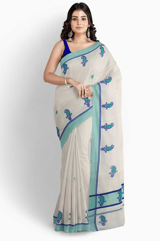 Balaramapuram Printed Kerala Saree for Women