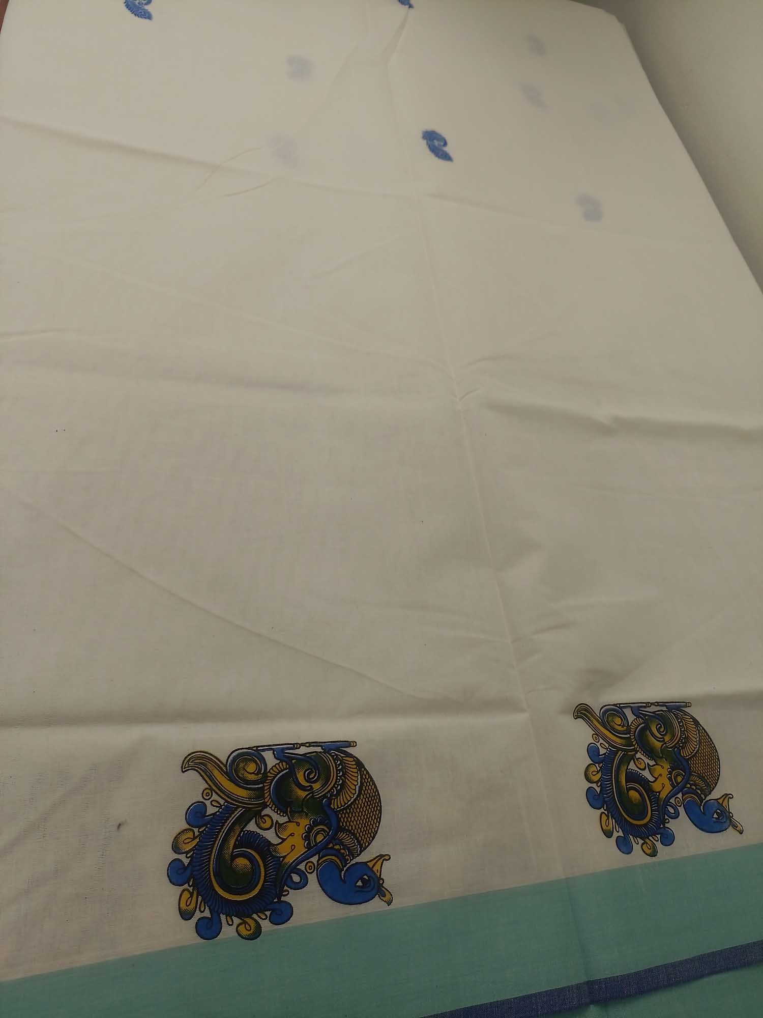 Balaramapuram Printed Kerala Saree for Women