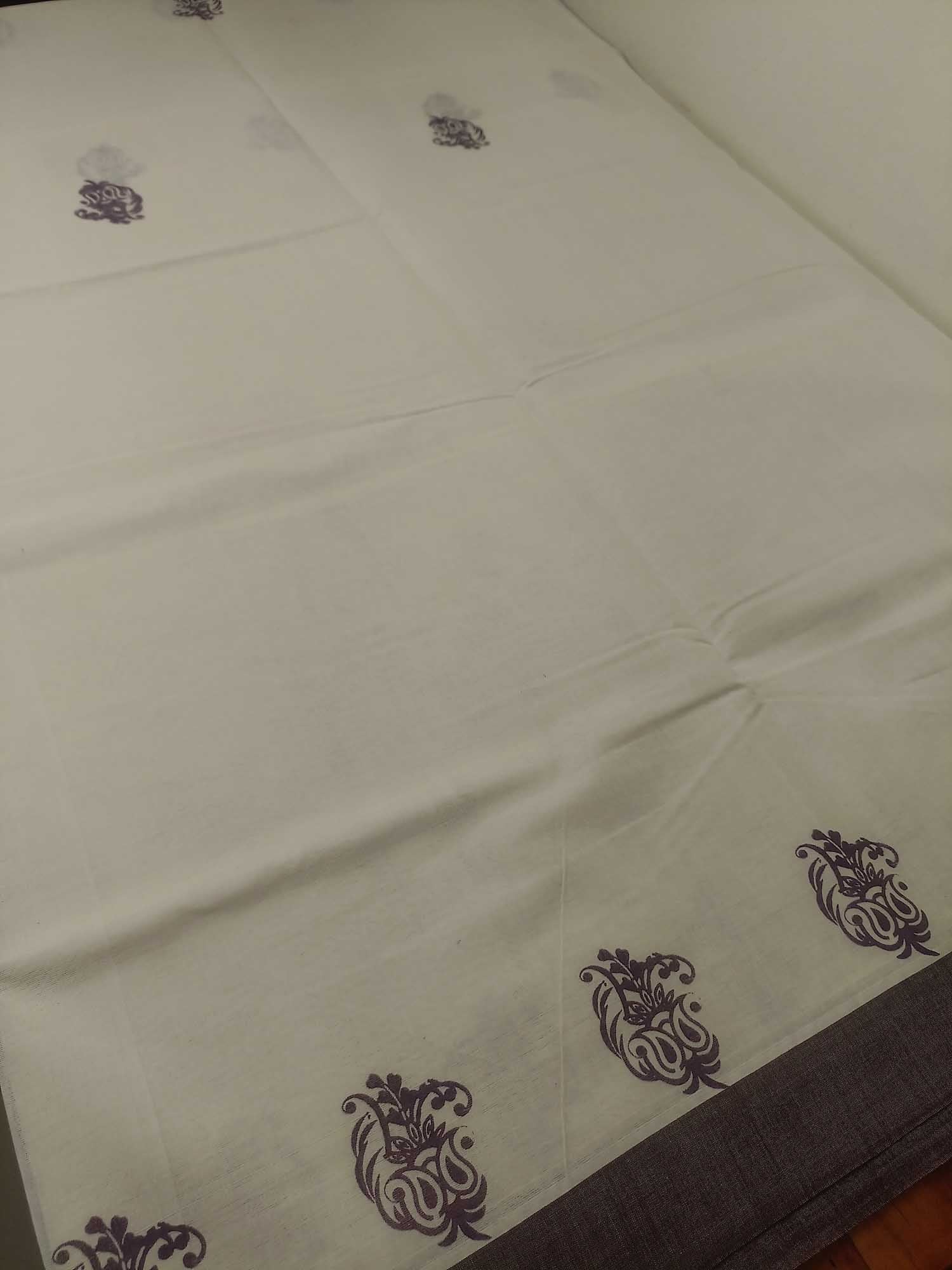 Balaramapuram Printed Kerala Saree for Women