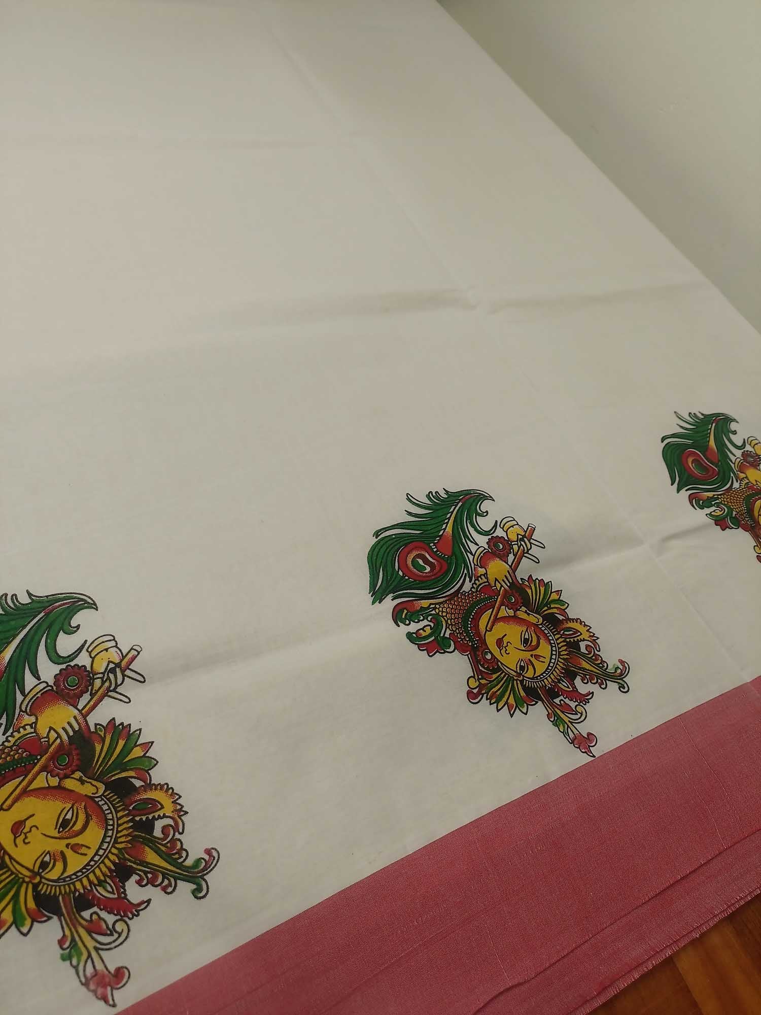 Balaramapuram Printed Kerala Saree for Women