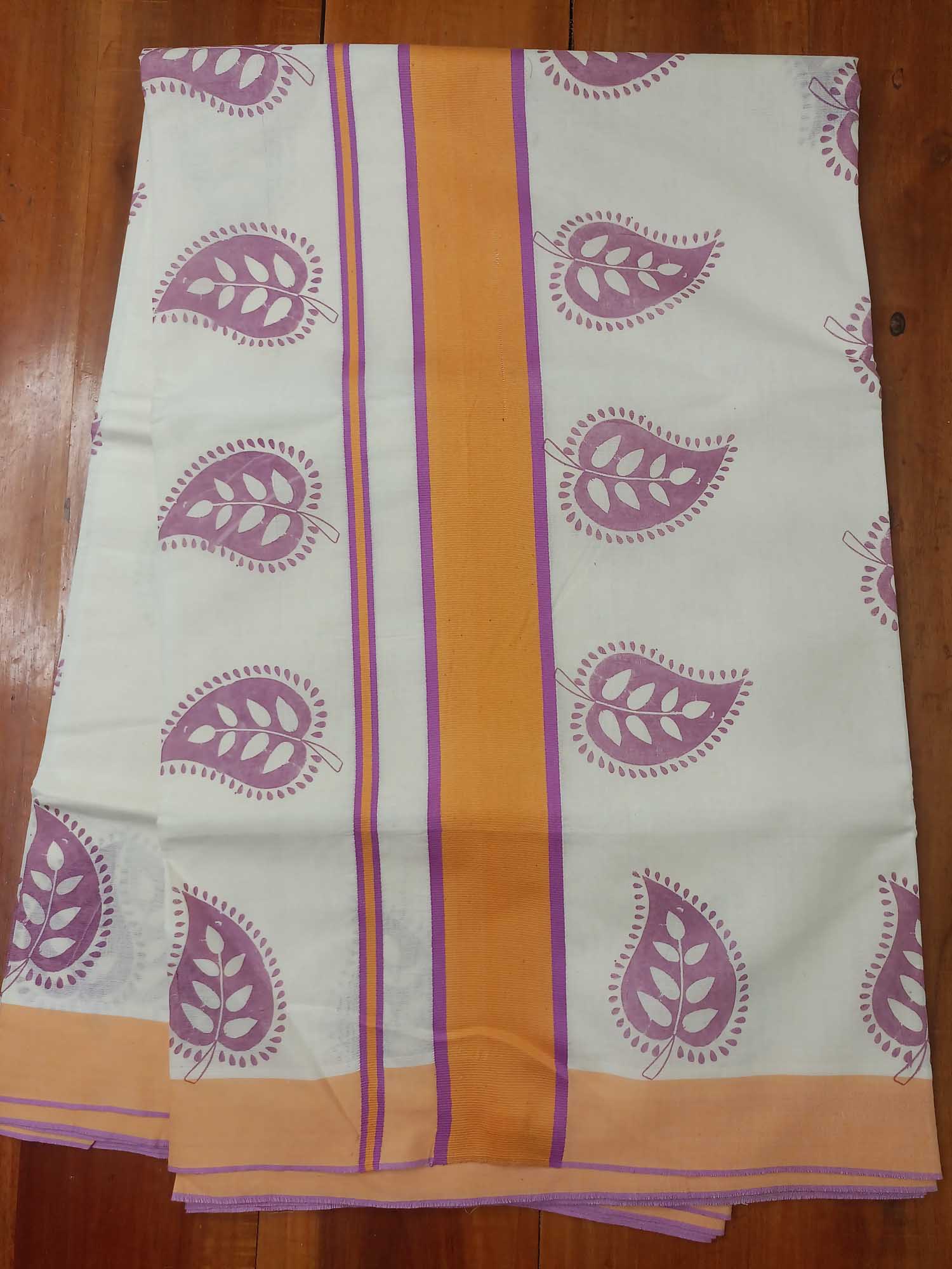 Balaramapuram Printed Kerala Saree for Women