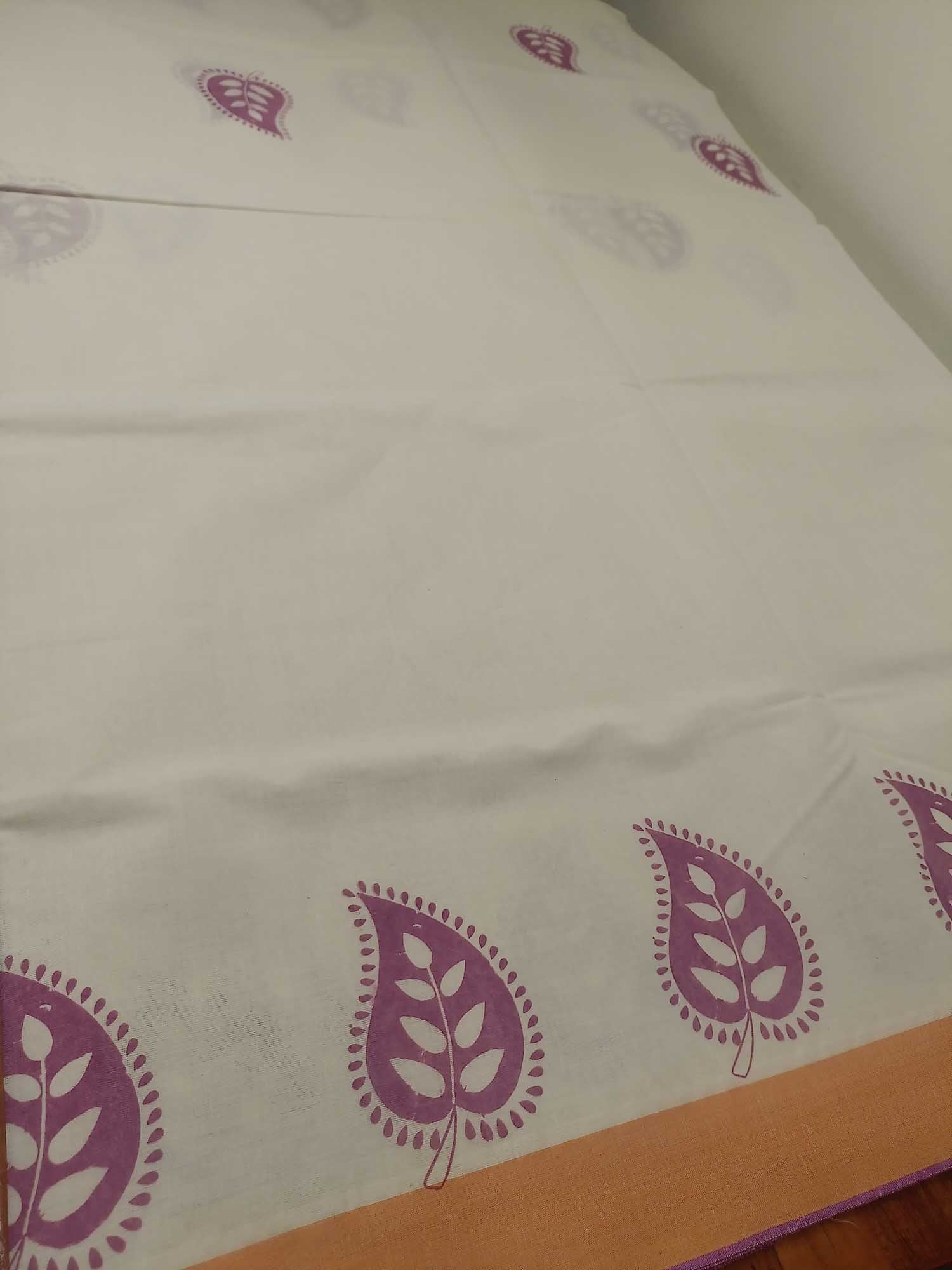 Balaramapuram Printed Kerala Saree for Women