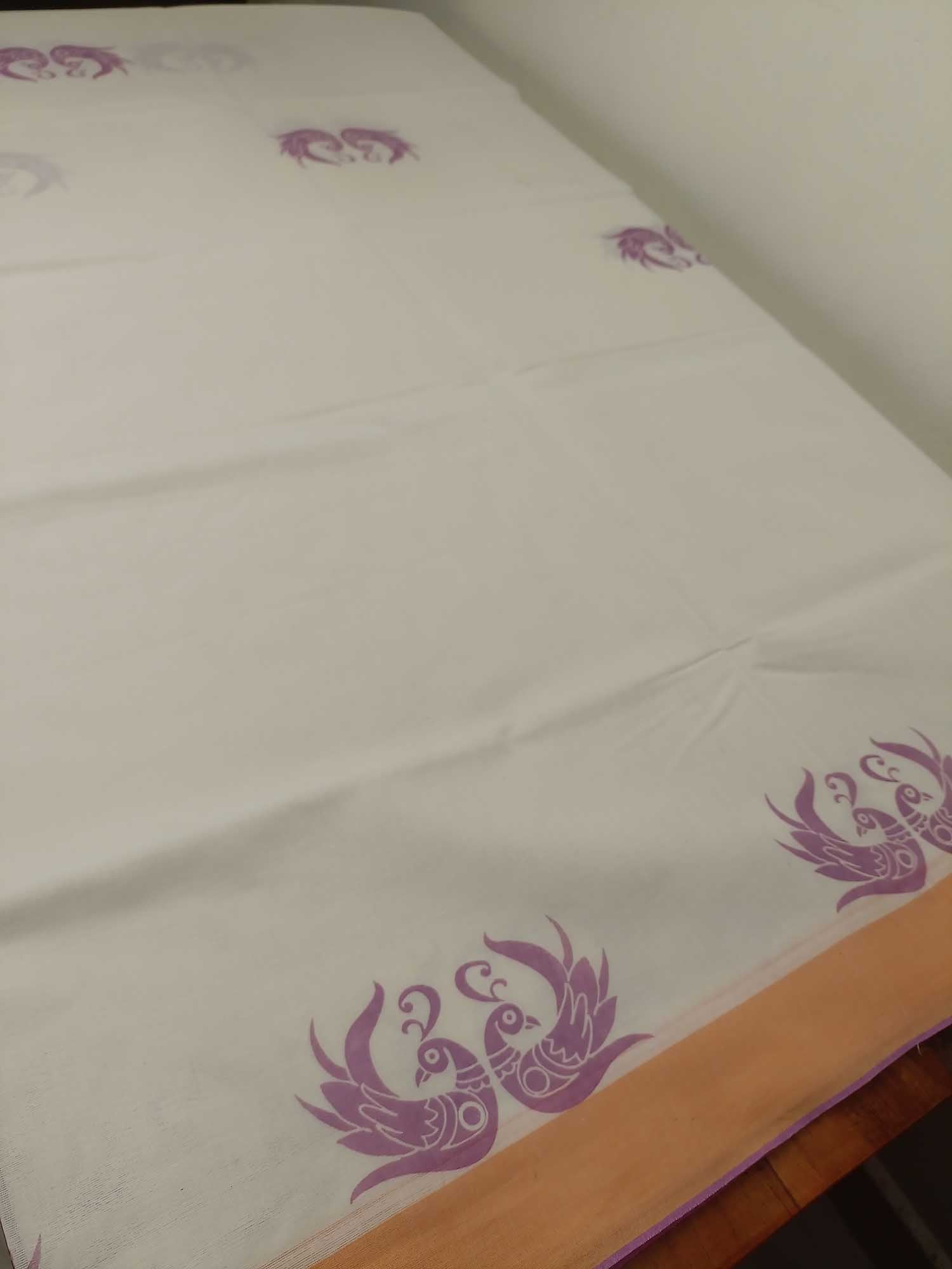 Balaramapuram Printed Kerala Saree for Women