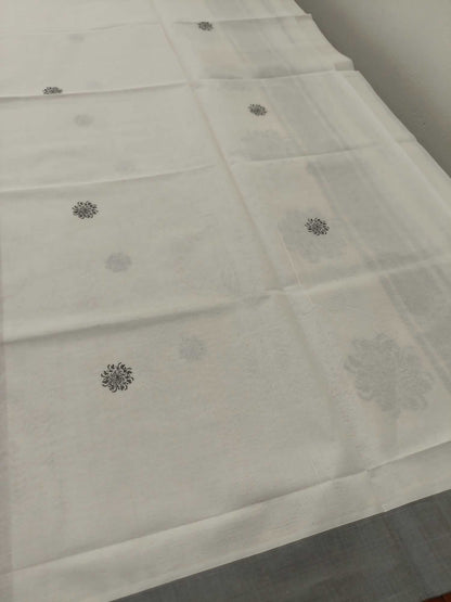Balaramapuram Printed Set-Mundu for Women