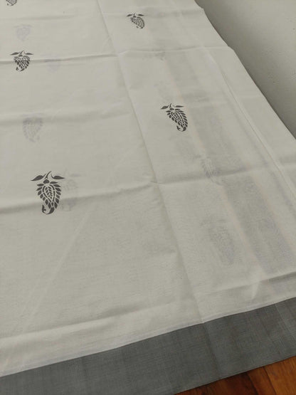 Balaramapuram Printed Set-Mundu for Women