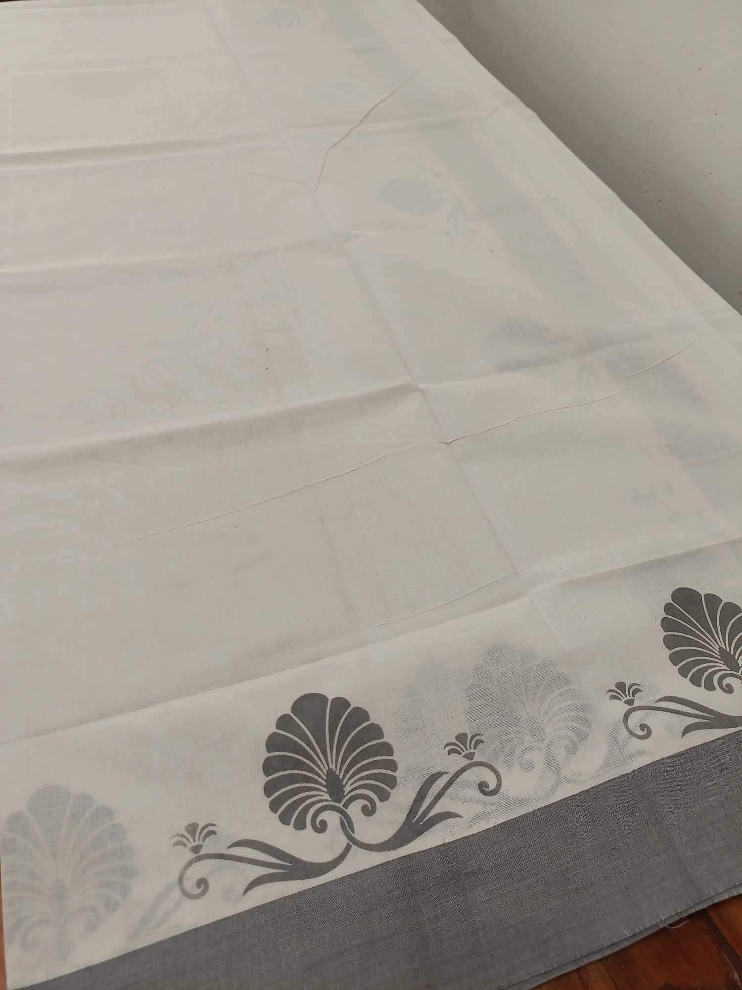Balaramapuram Printed Set-Mundu for Women