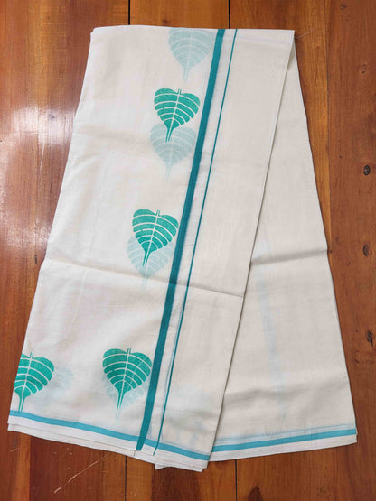 Balaramapuram Printed Set-Mundu for Women