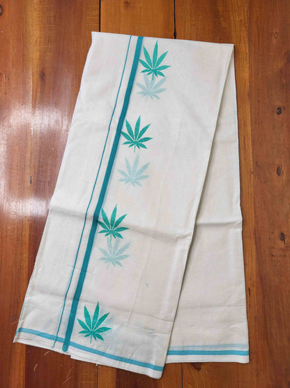 Balaramapuram Printed Set-Mundu for Women