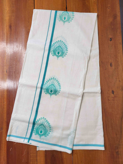 Balaramapuram Printed Set-Mundu for Women