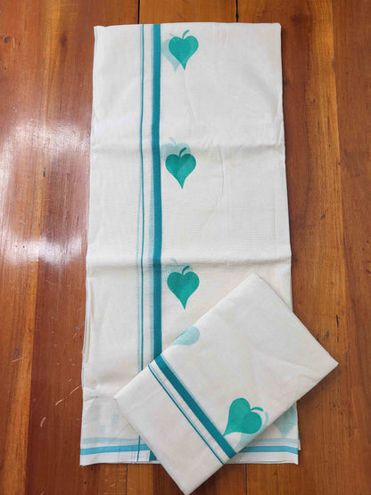 Balaramapuram Printed Set-Mundu for Women