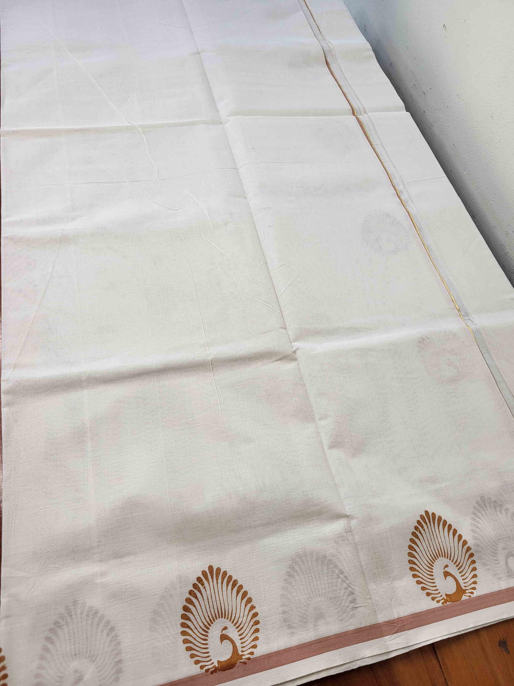 Balaramapuram Printed Set-Mundu for Women