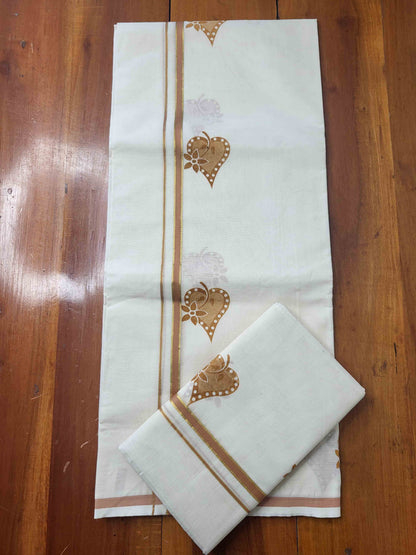Balaramapuram Printed Set-Mundu for Women