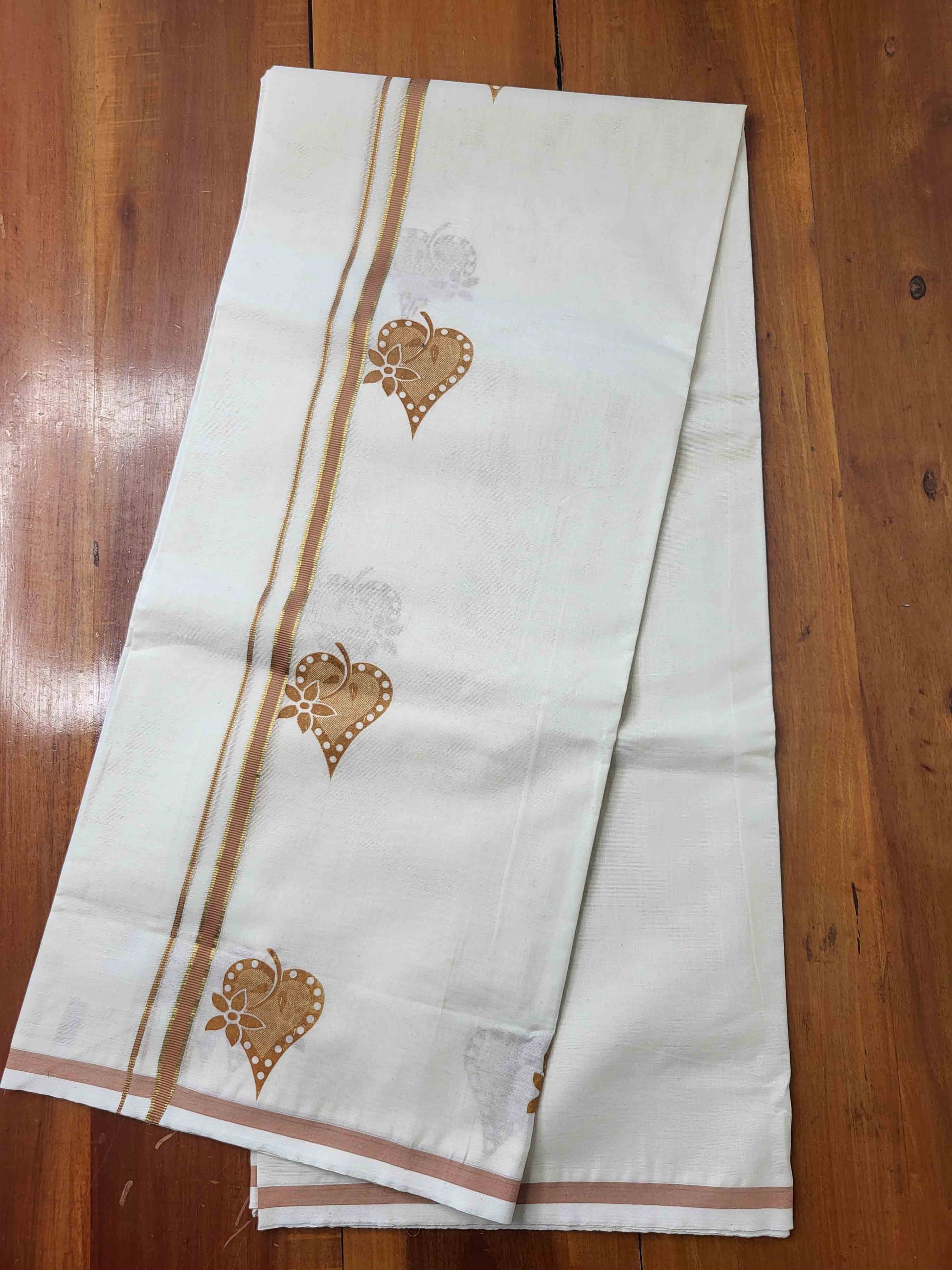 Balaramapuram Printed Set-Mundu for Women