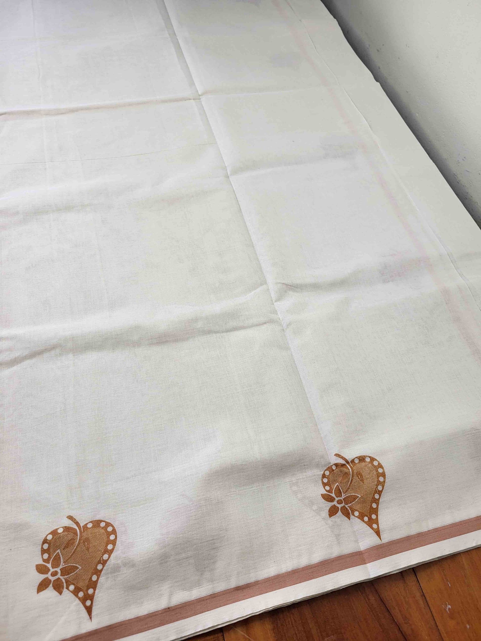 Balaramapuram Printed Set-Mundu for Women