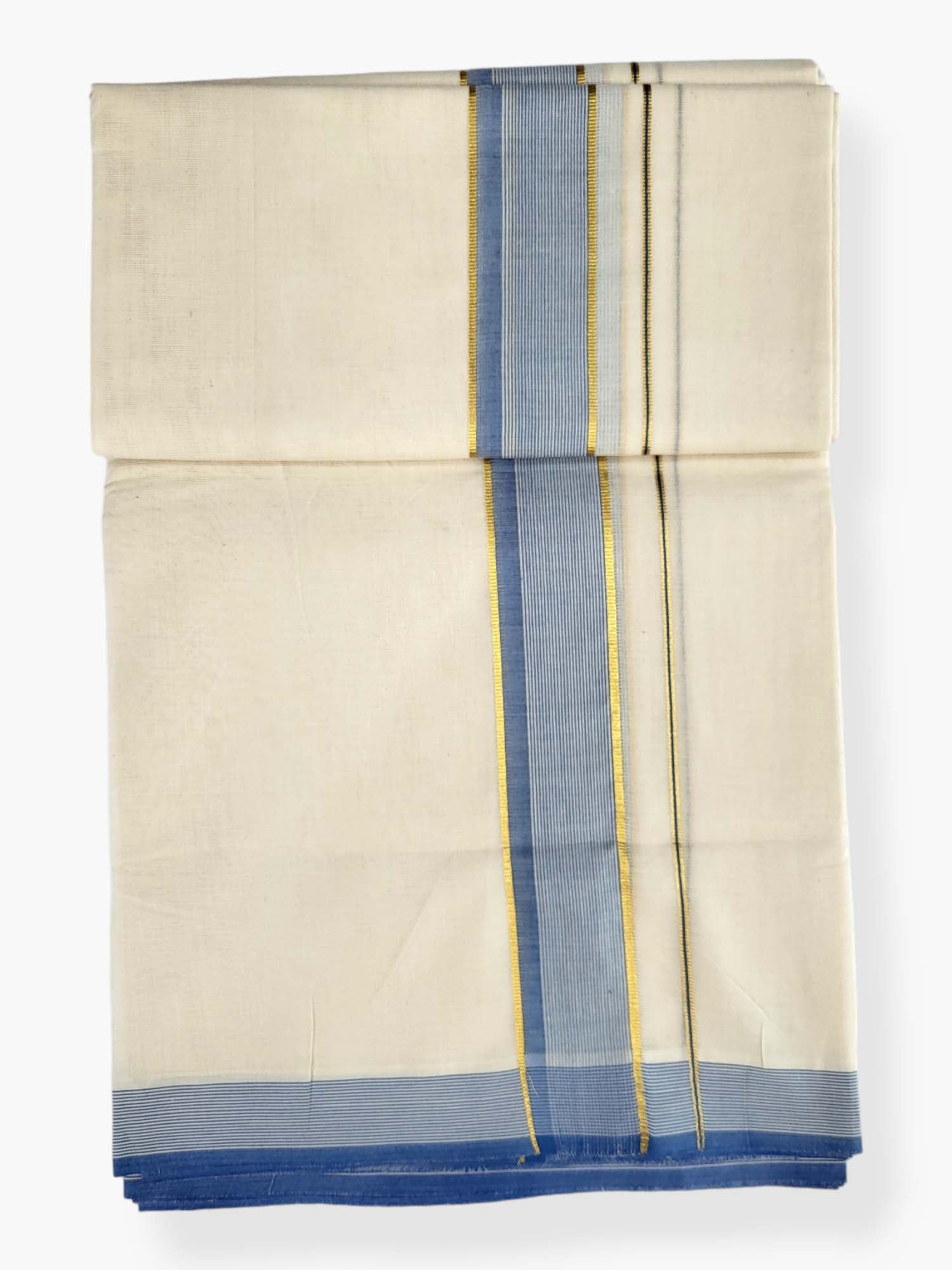 Pure Cotton Kerala Double Dhoti/Mundu