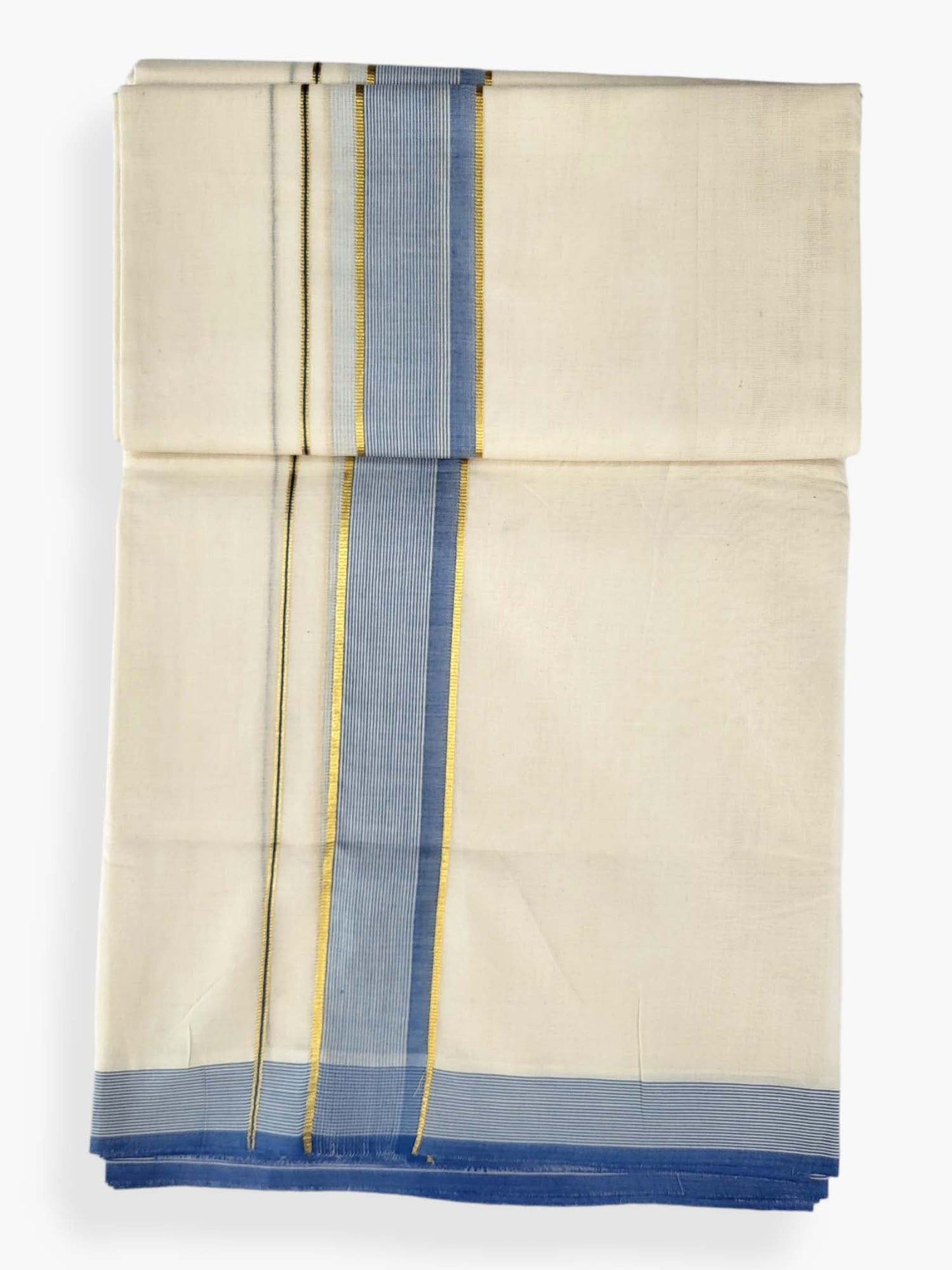Pure Cotton Kerala Double Dhoti/Mundu
