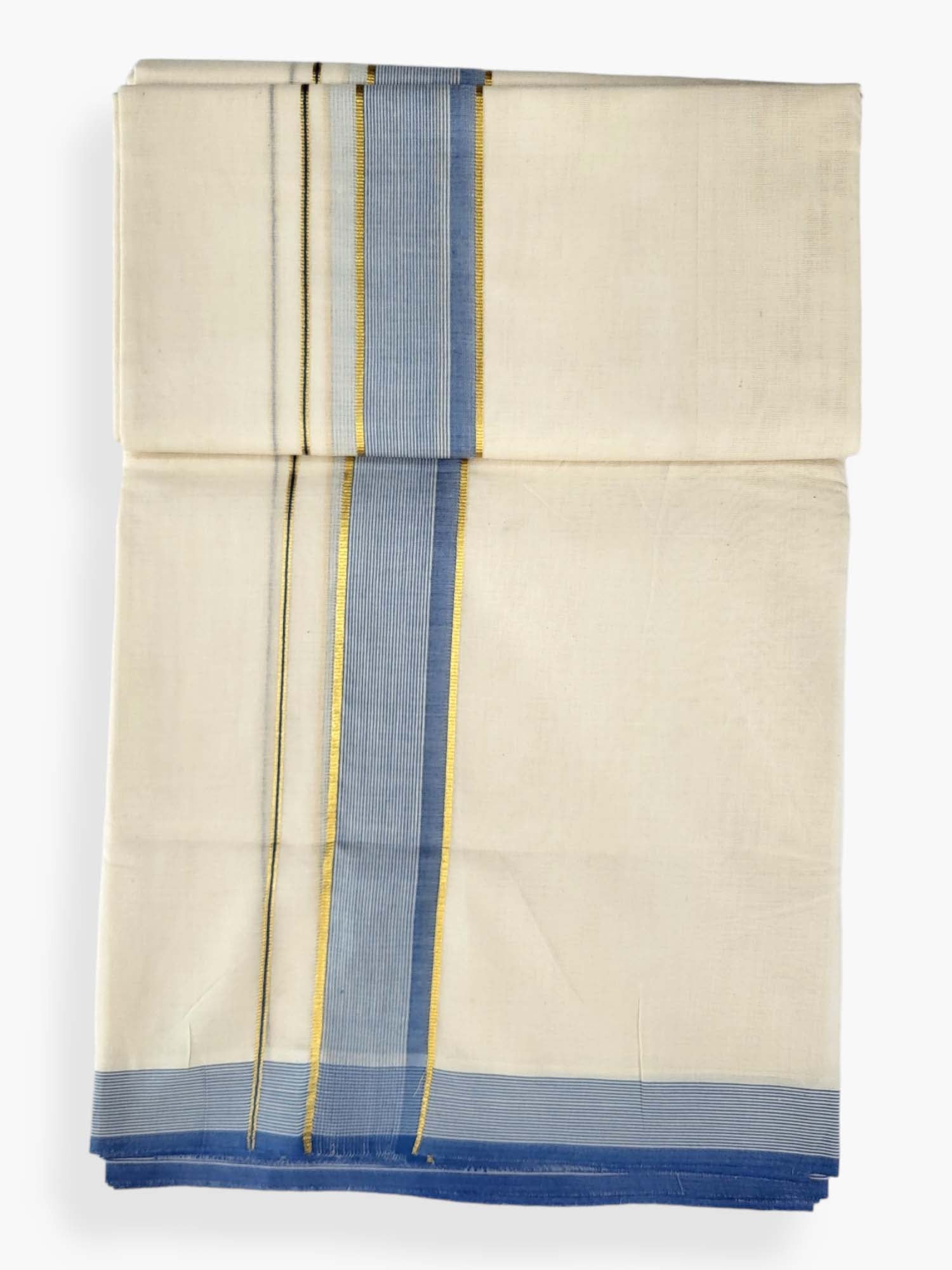 Pure Cotton Kerala Double Dhoti/Mundu
