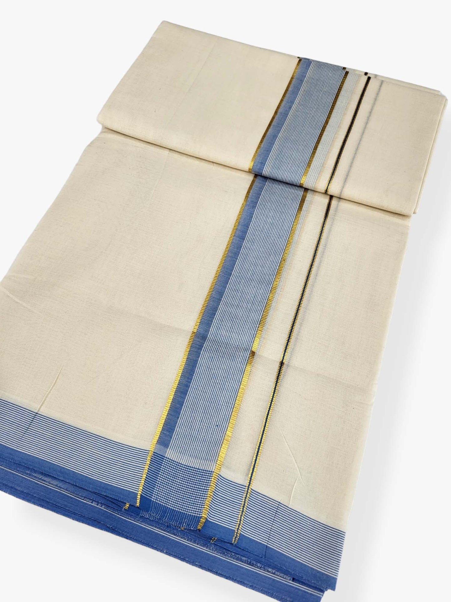 Pure Cotton Kerala Double Dhoti/Mundu