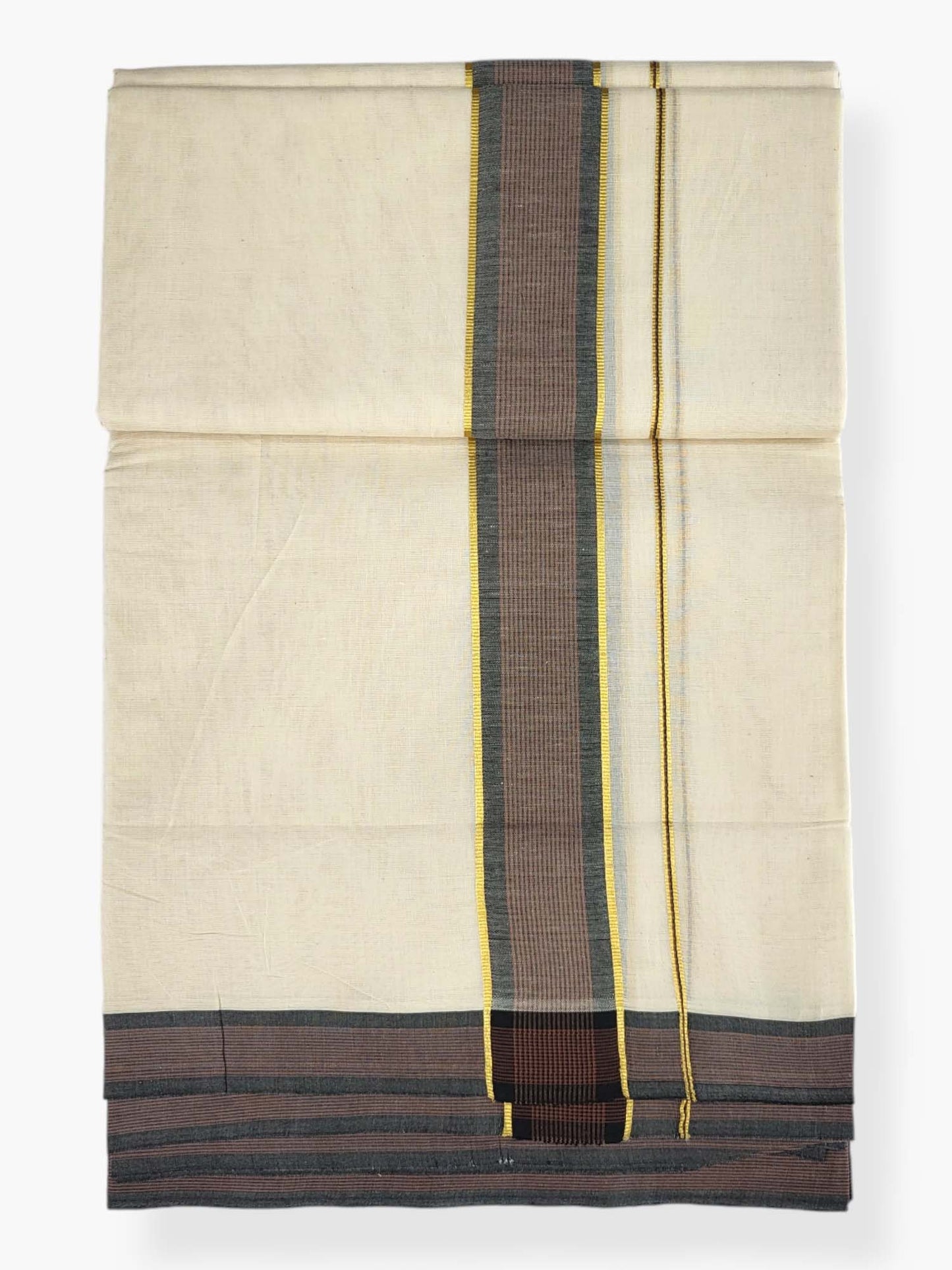 Pure Cotton Kerala Double Dhoti/Mundu