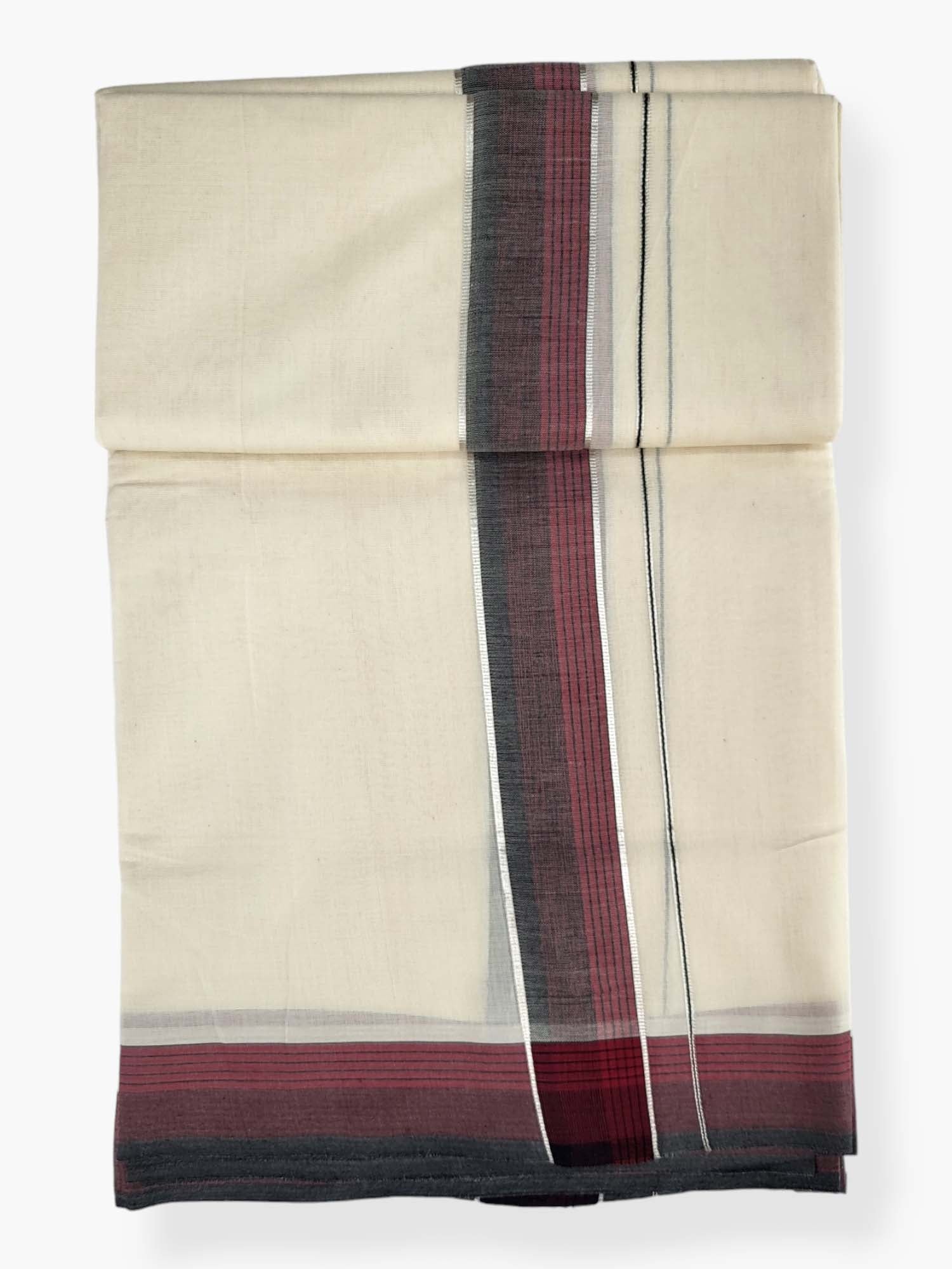 Pure Cotton Kerala Double Dhoti/Mundu