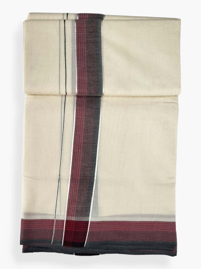 Pure Cotton Kerala Double Dhoti/Mundu
