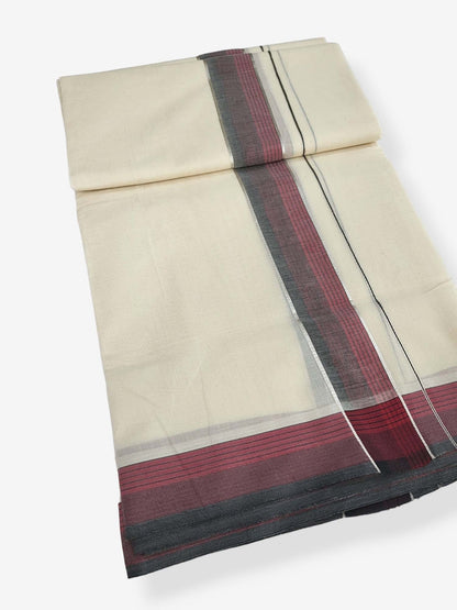 Pure Cotton Kerala Double Dhoti/Mundu