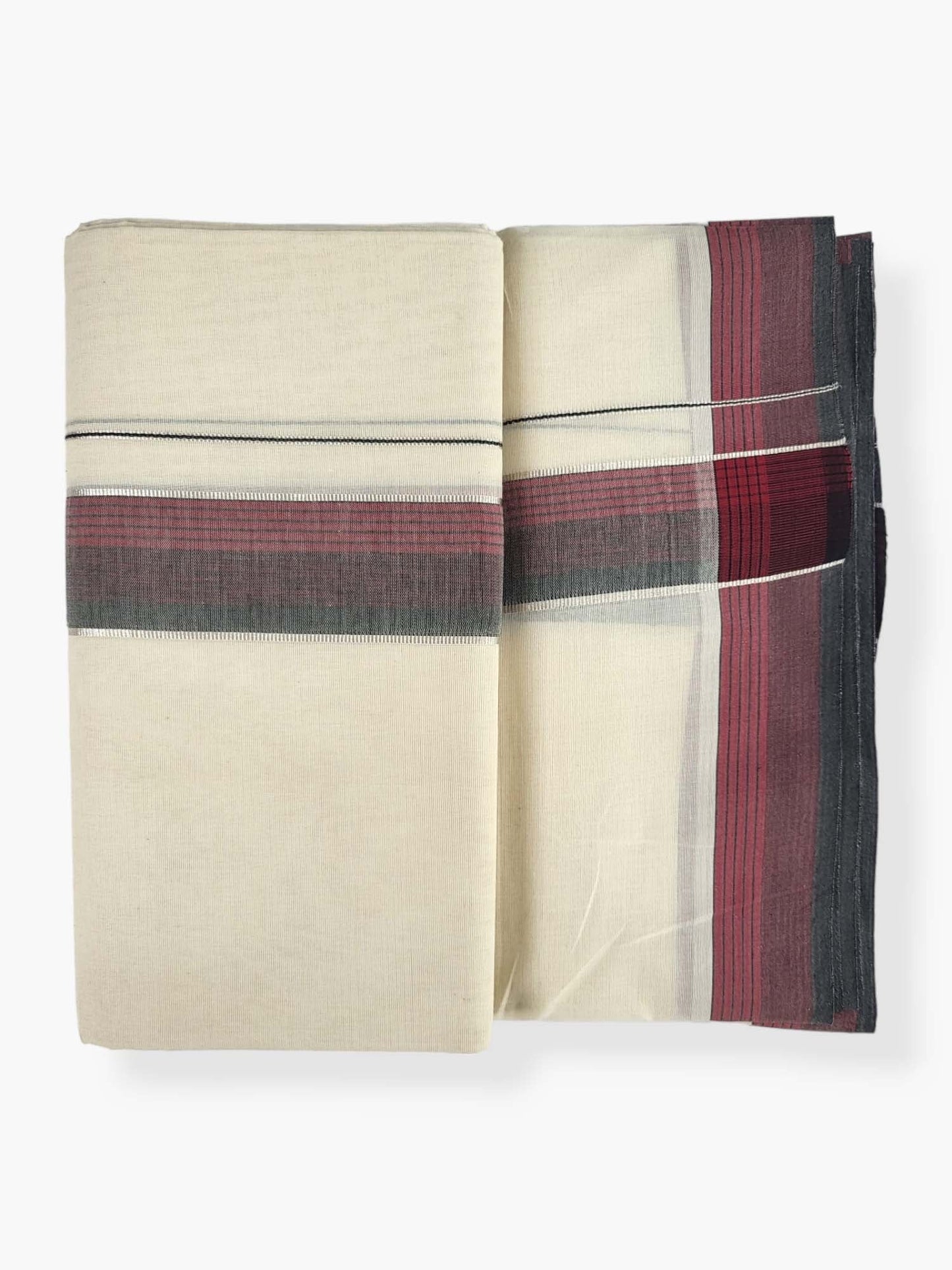 Pure Cotton Kerala Double Dhoti/Mundu