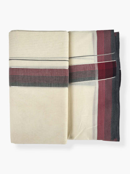 Pure Cotton Kerala Double Dhoti/Mundu