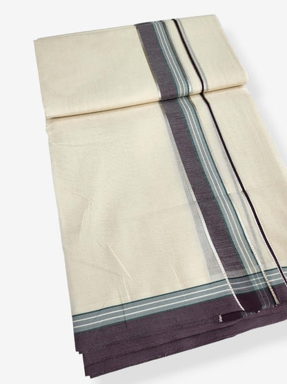 Pure Cotton Kerala Double Dhoti/Mundu