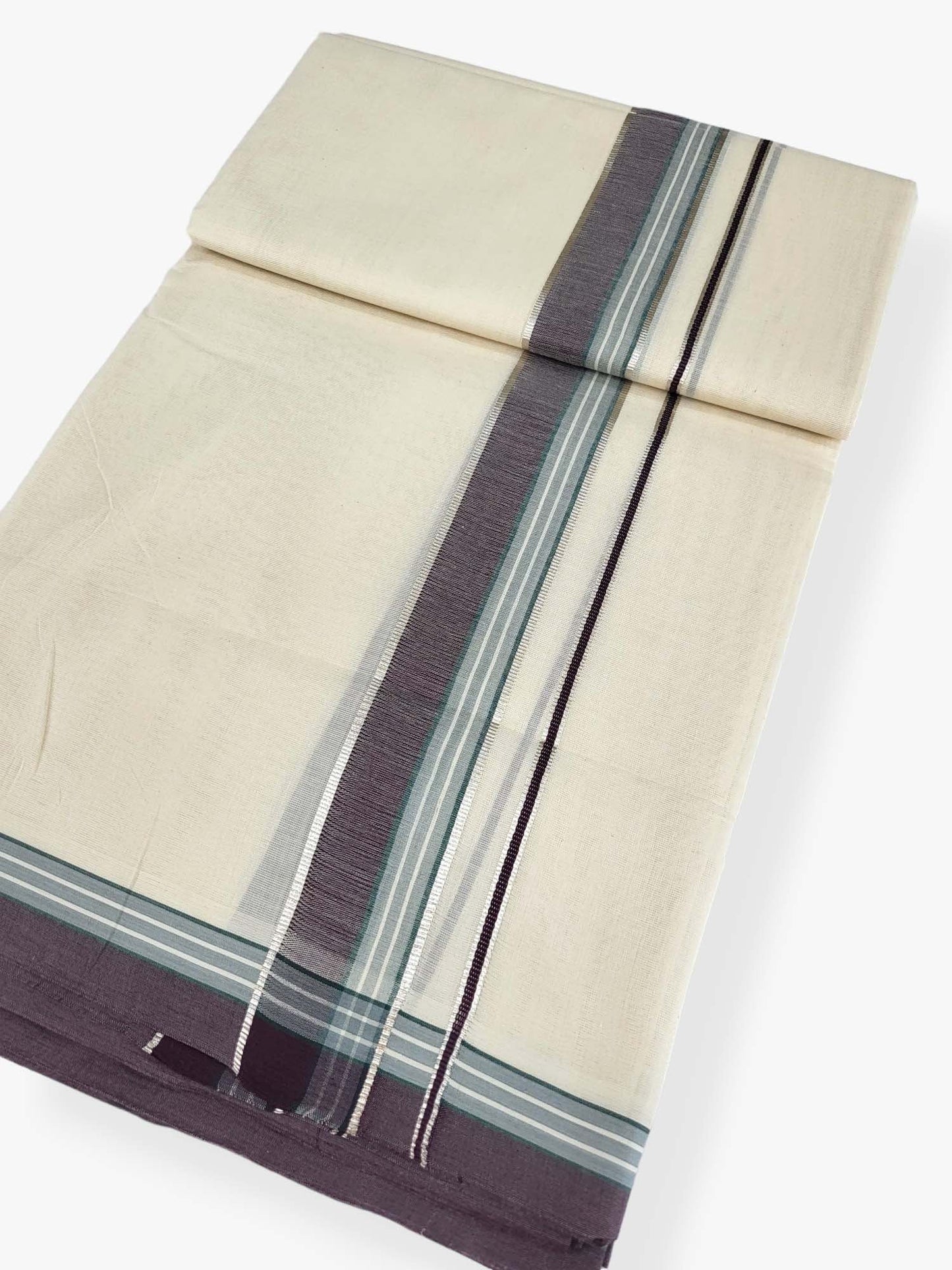 Pure Cotton Kerala Double Dhoti/Mundu